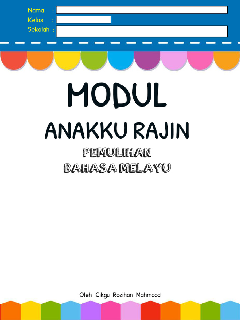 Modul Latihan Anakku Rajin | PDF