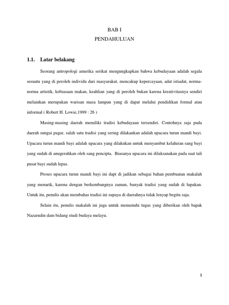 Makalah Budaya Melayu