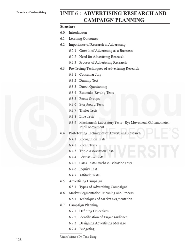 Advertising Research & Campaign Planning | PDF | Advertising | Private ...