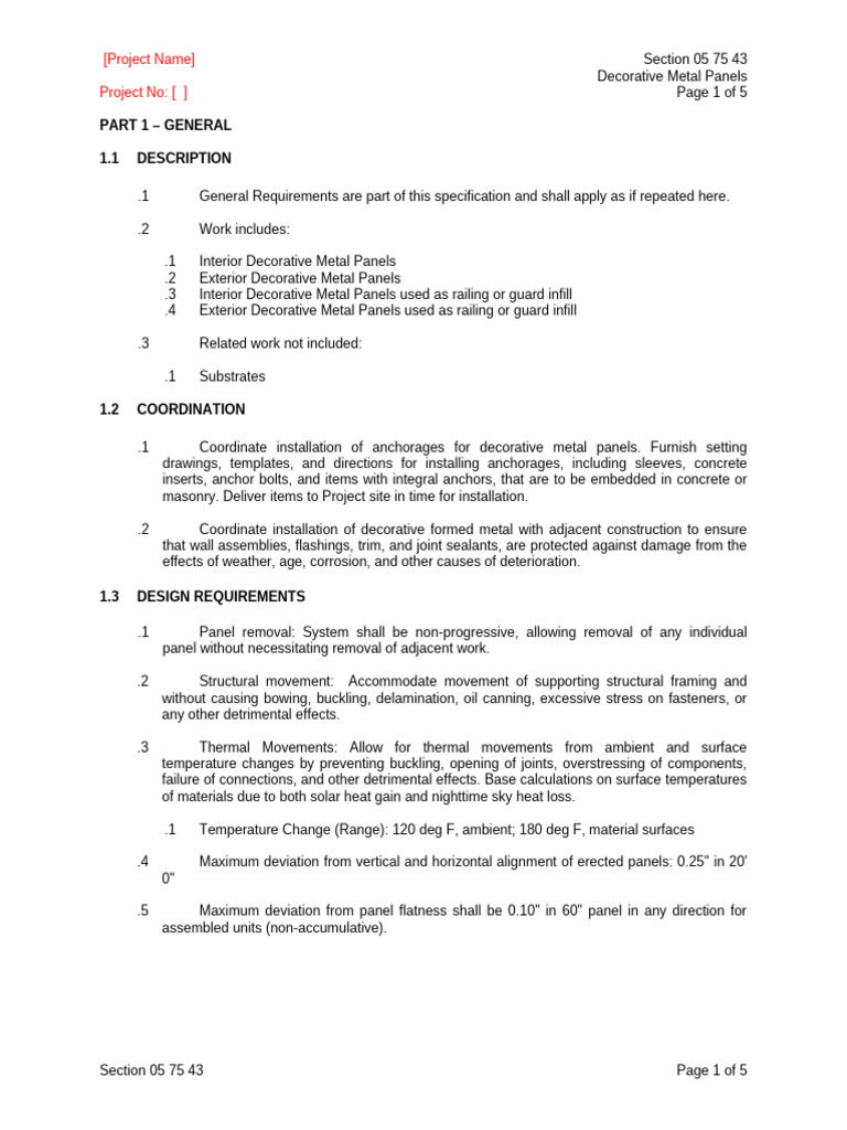 Revamp of Decorative Metal Panels | PDF | Secondary Sector Of The ...