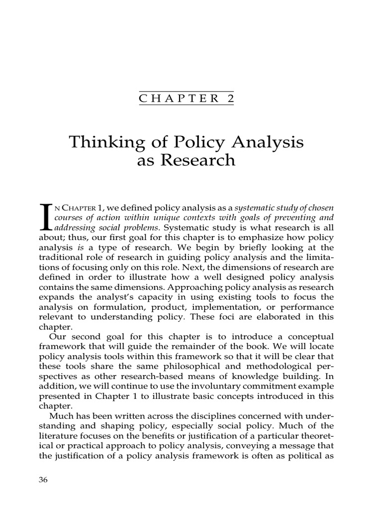 O%27Connor+%26+Netting Chapter+2 Policy+Analysis+as+Research | PDF ...