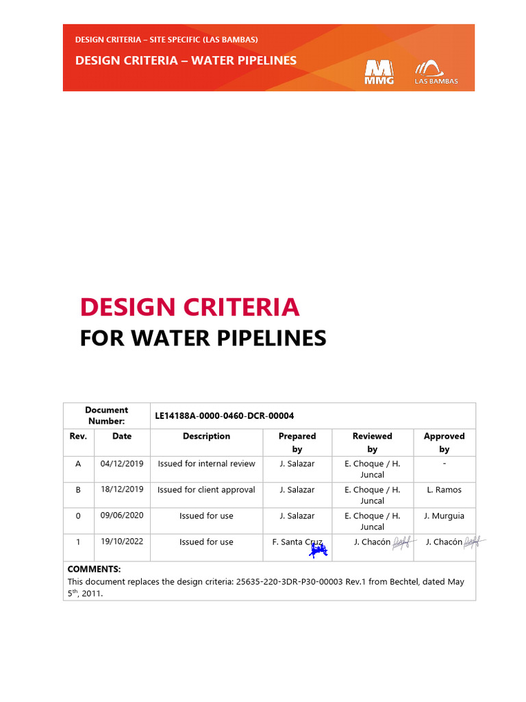 LE14188A 0000 0460 DCR 00004 - Rev1 | PDF | Pipe (Fluid Conveyance ...