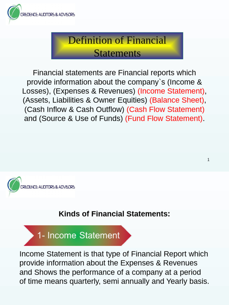 Understanding Financial Statements | PDF | Income Statement | Expense