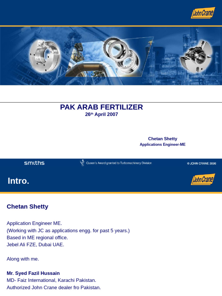 Presentation On Mechanical Seals Pdf Pump Leak