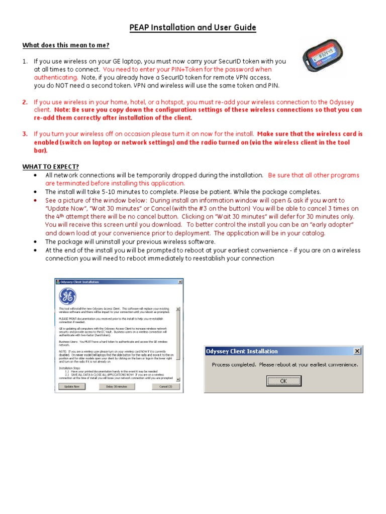PEAP Installation User Guide | PDF | Cyberspace | Computer Networking