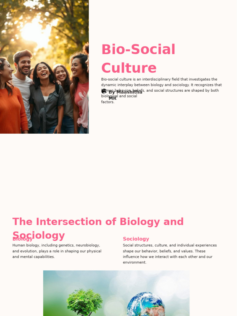 Bio Social Culture PDF | PDF | Epigenetics | Evolution