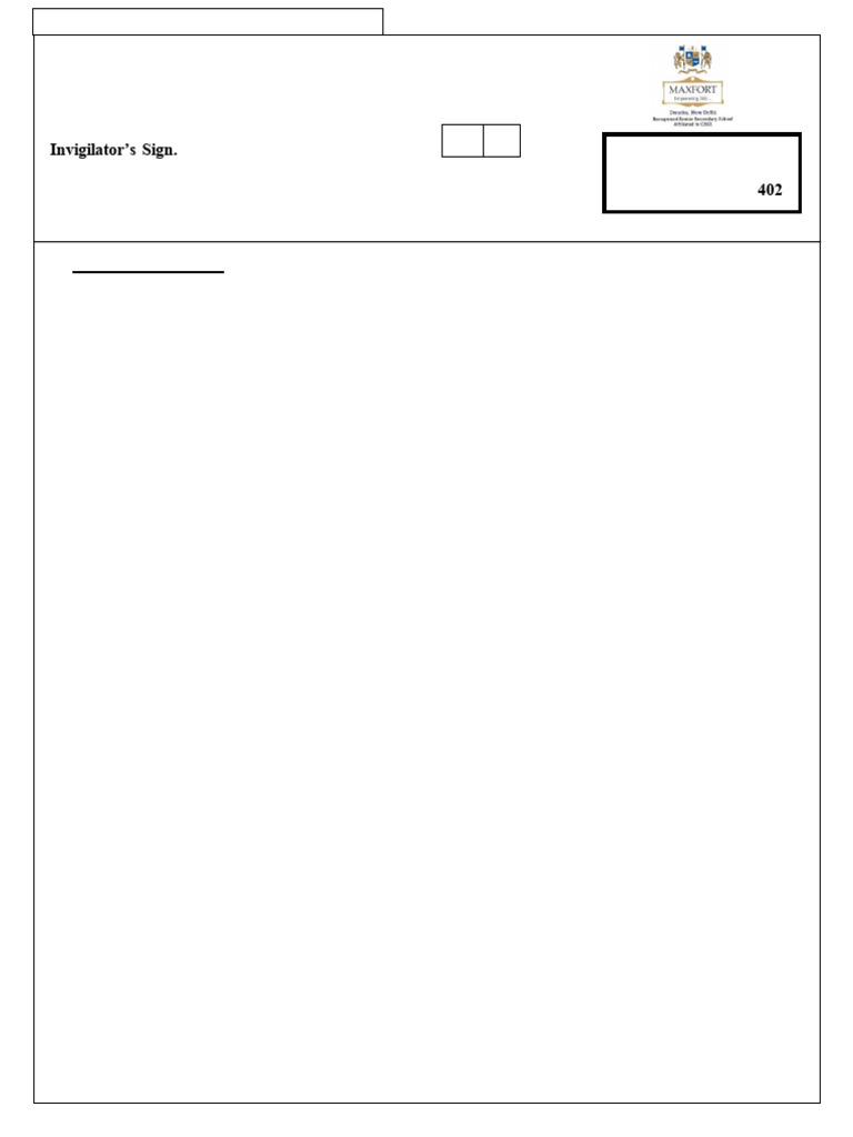 IT Sample Paper Answer Key 2024-25 | PDF | Relational Database ...