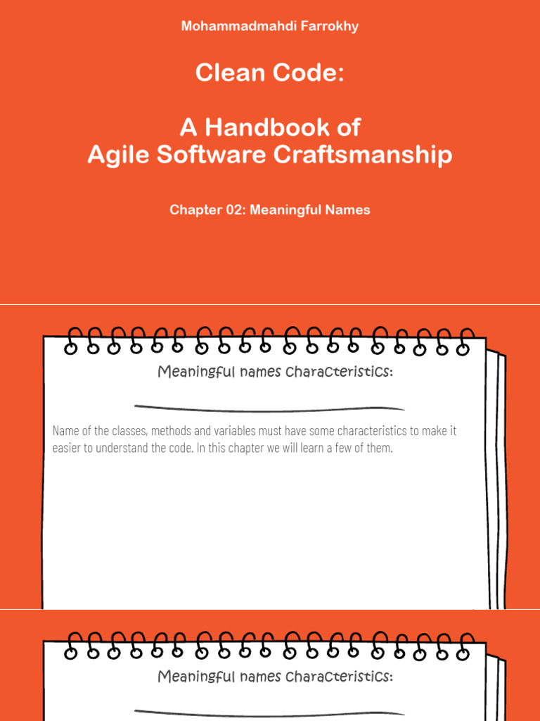 Characteristics of Meaningful Names in Code | PDF | Noun | Adjective