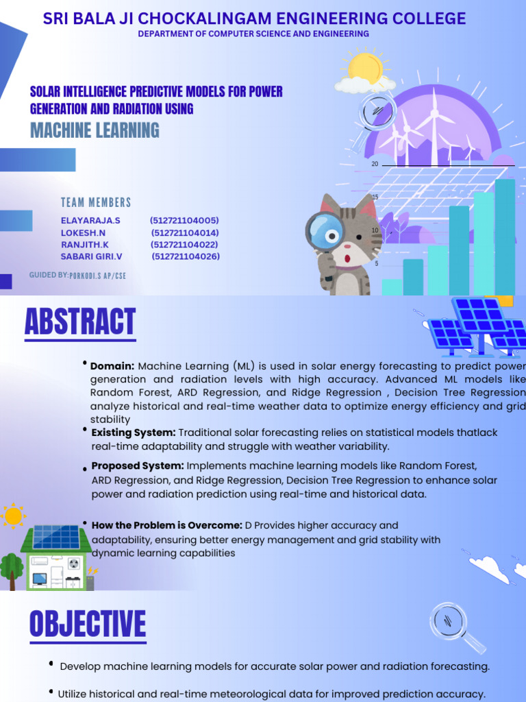 Solar Power Forecasting with ML Models | PDF | Machine Learning | Mean ...