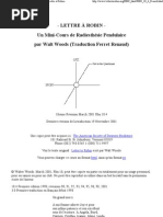 Mini-Cours de Radiesthésie. W. Woods