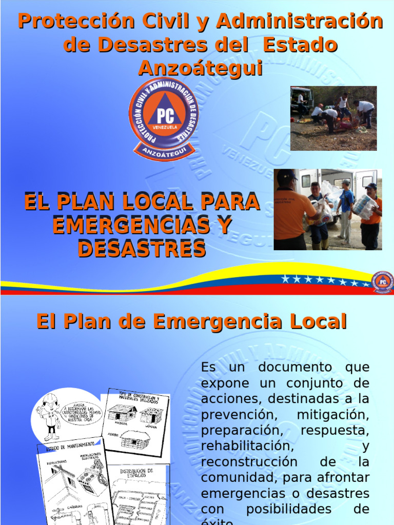 03 Plan Local para Las Emergencias | PDF | Riesgo | Defensa Civil