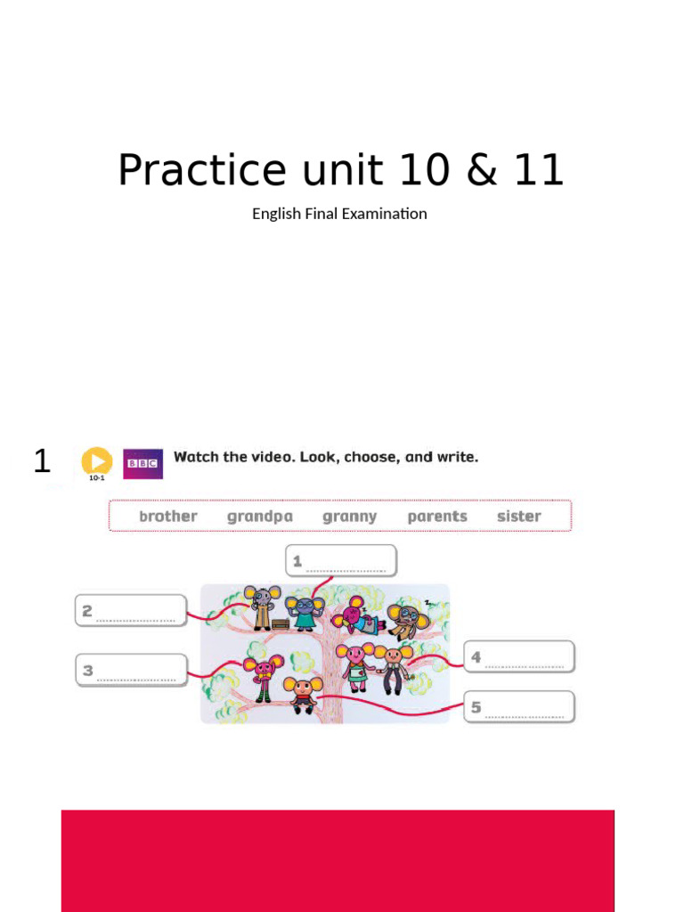 Practice Unit 10 & 11 | PDF