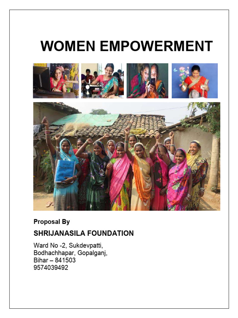 Women Empowerment through Skill Training | PDF