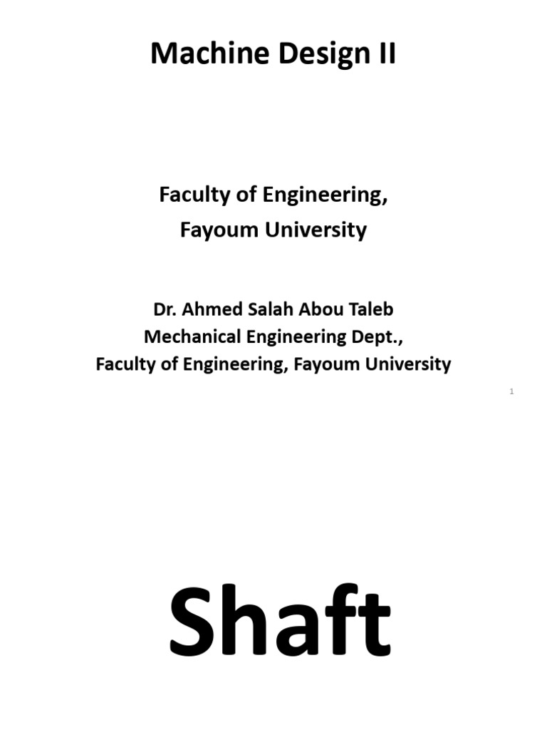 Shaft Design and Analysis Guide | PDF | Axle | Strength Of Materials