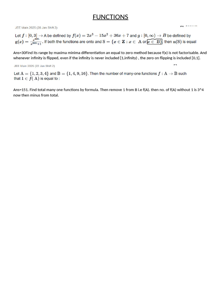 Maxima Minima and Function Count Analysis | PDF