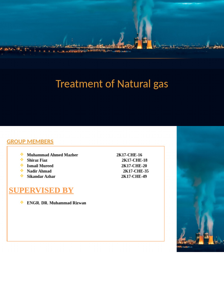 Project Presentation | PDF | Natural Gas | Combustion