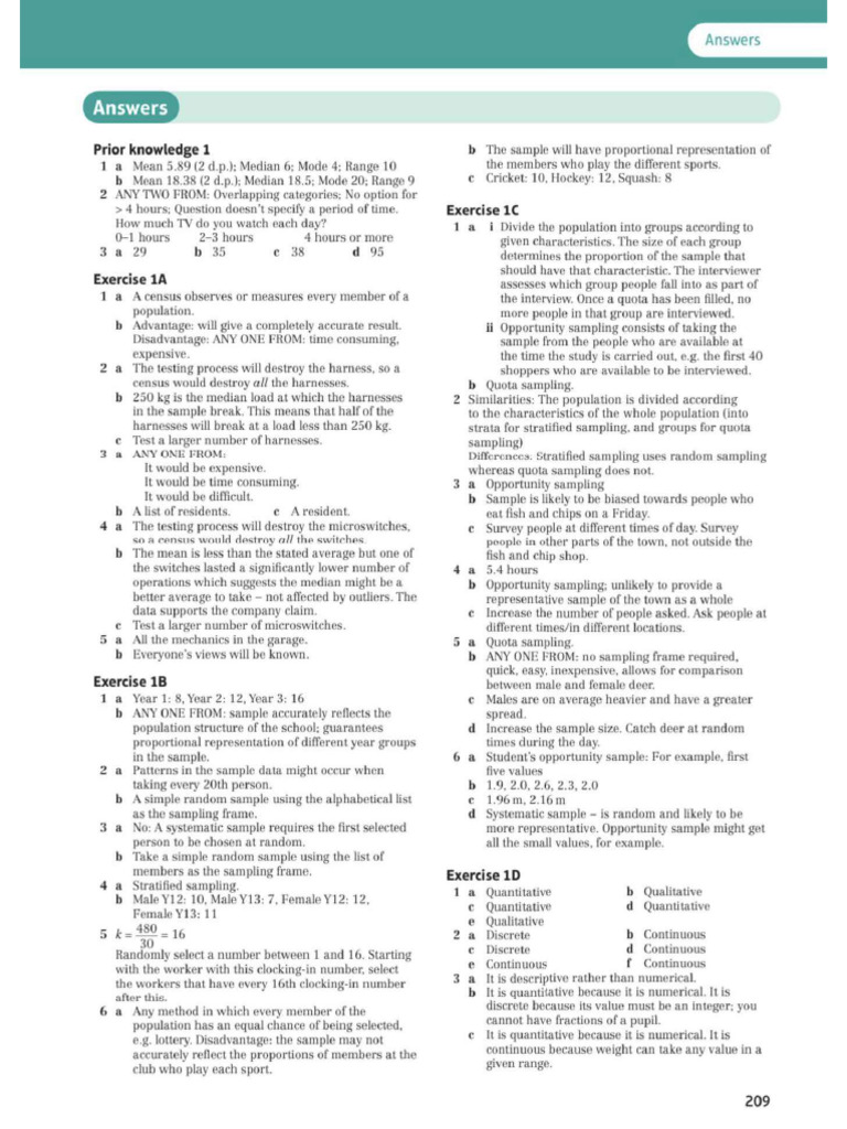 Answers | PDF