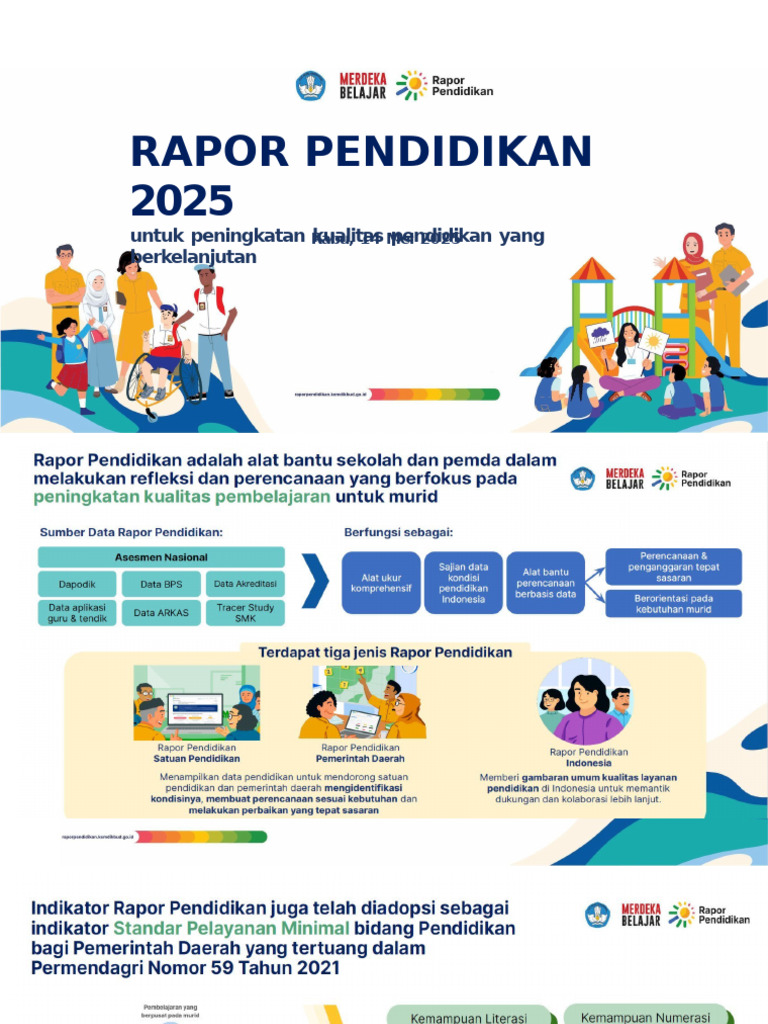 Rapor Pendidikan 2025 | PDF