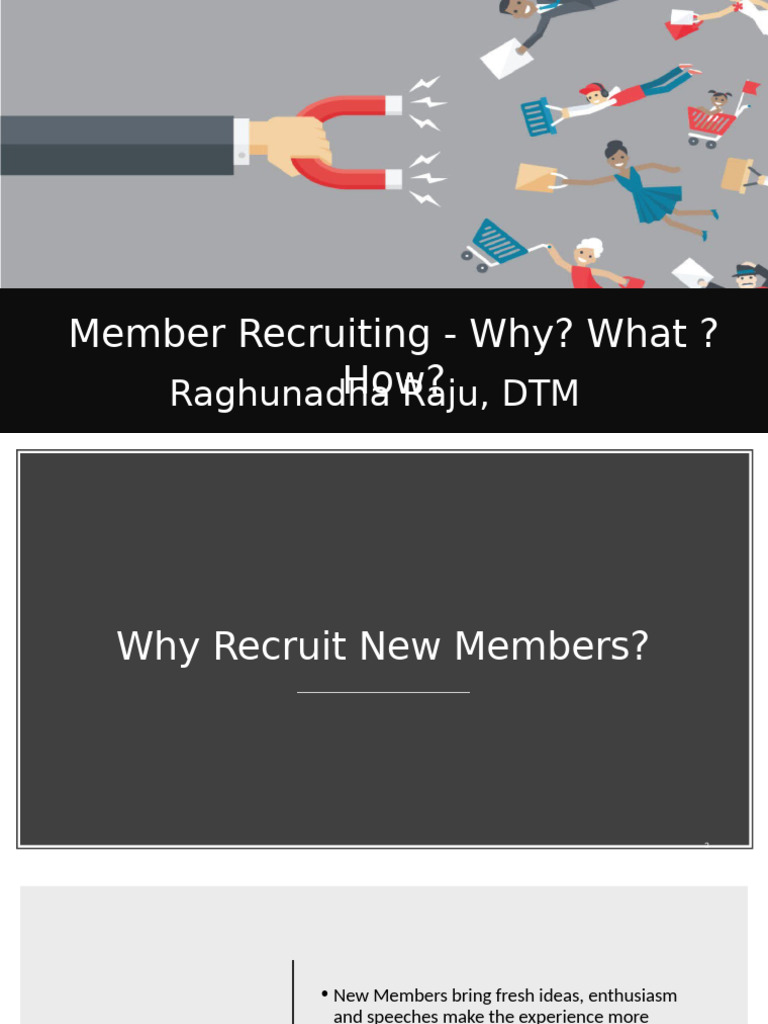 Toastmasters Member Recruiting | PDF | Learning | Human Communication