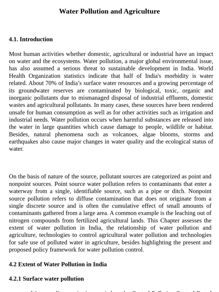 Presentation1 16-5-2024 WP1 | PDF | Water Pollution | Agriculture