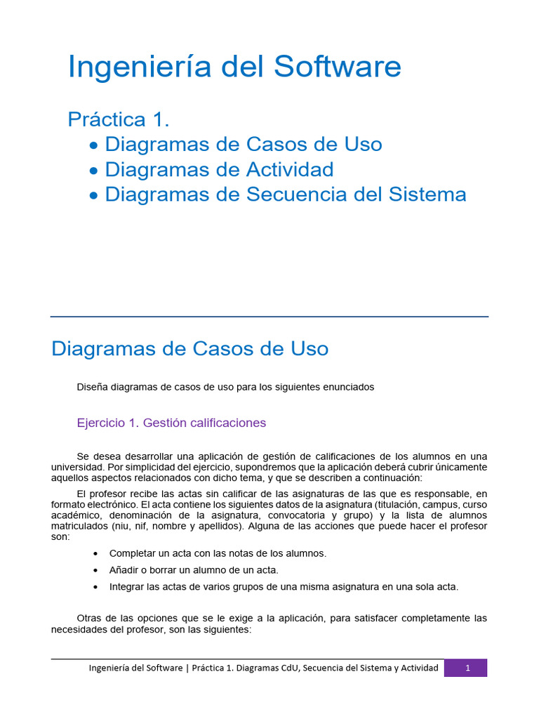 Diagramas de Casos de Uso en Software | PDF | Caso de uso | Ingeniería ...