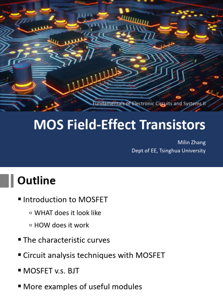 Understanding MOSFET Basics and Analysis | PDF | Mosfet | Field Effect ...