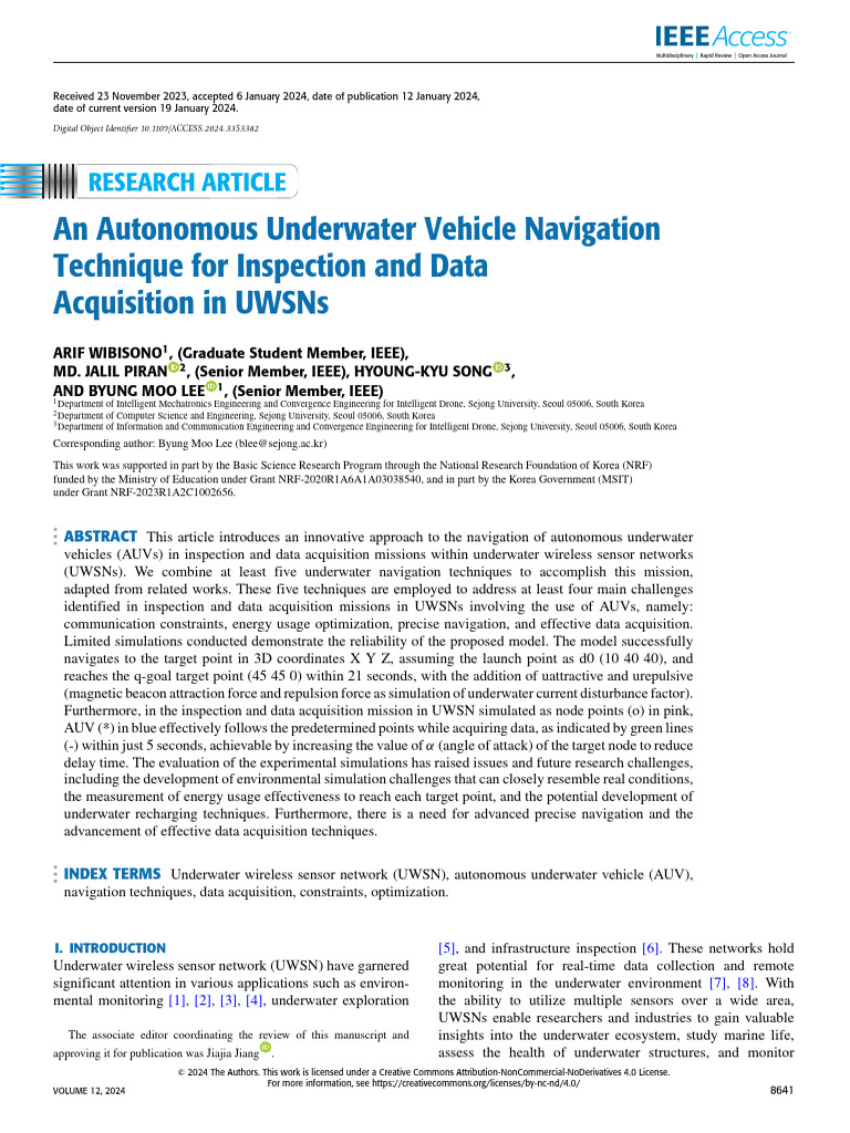 An Autonomous Underwater Vehicle Navigation | PDF | Navigation | Simulation