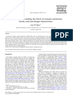 Share of Wallet in Retailing The Effects of Customer Satisfaction