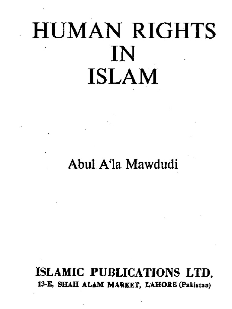 14 Human Rights in Islam | PDF