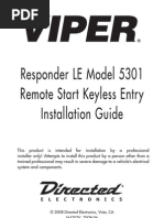 Viper 5301 Installation Guide