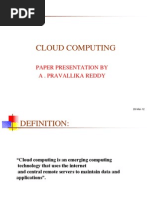 PPT On Cloud Computing