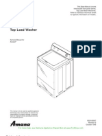 Amana Top Load Washer Service Manual