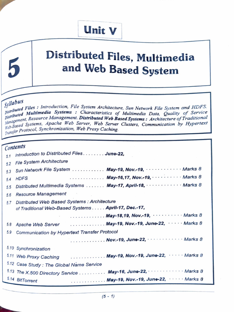 Distributed System DS Unit5 | PDF