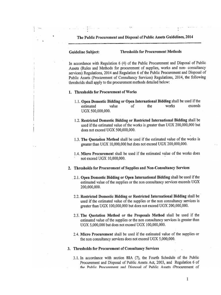 Proc. Thresholds | PDF