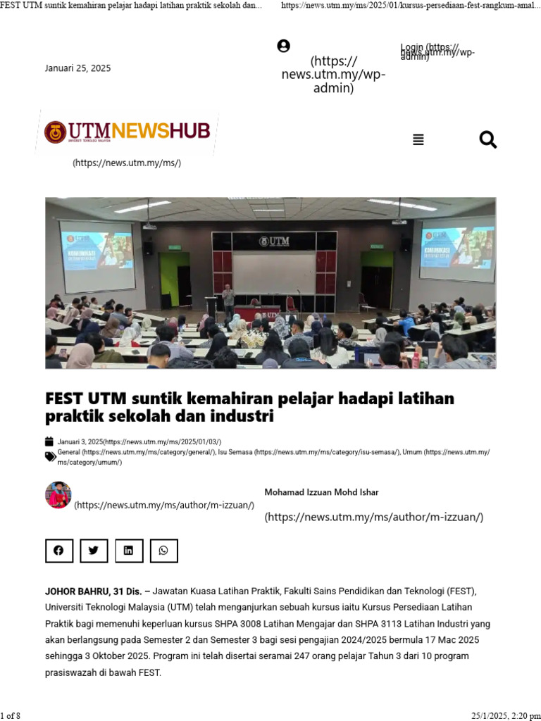FEST UTM Suntik | PDF