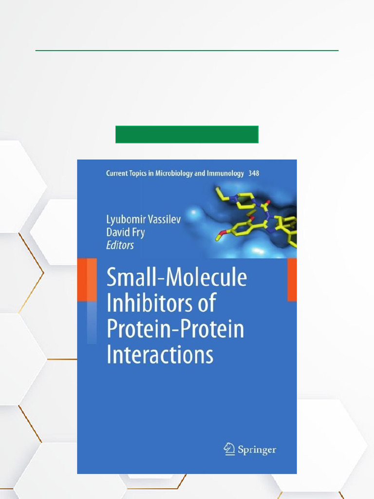 Small Molecule Inhibitors of Protein Protein Interactions ISBN ...