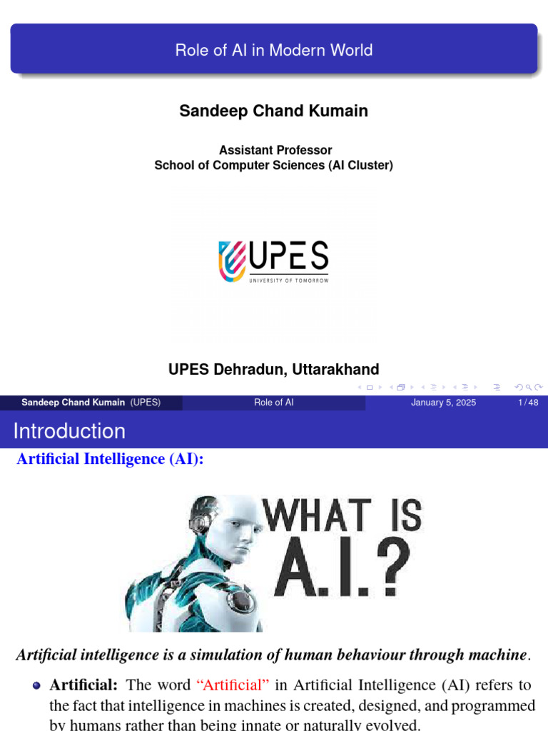 AI Applications in Modern Society | PDF | Artificial Intelligence ...