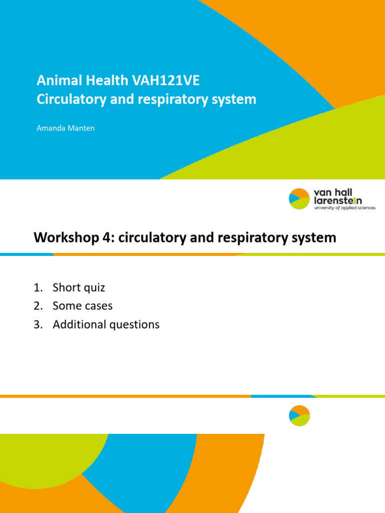 Circulatory and Respiratory System 2022-2023 Workshop | PDF