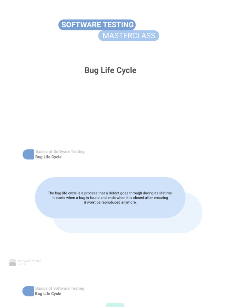 6 +Bug+Life+Cycle+-+Tracking+and+Managing+Defects+ | PDF