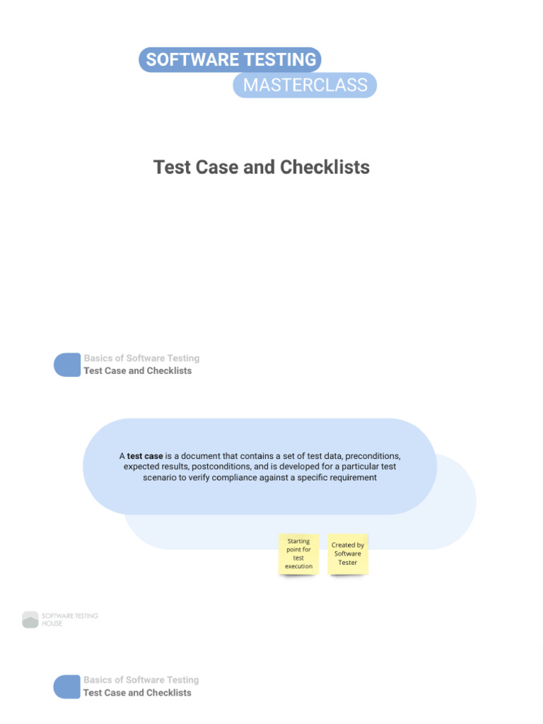 8 +Test+Case+and+Checklists | PDF