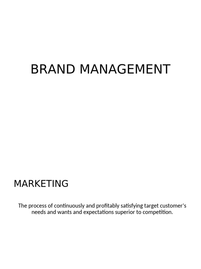 Effective Brand Management Strategies | PDF | Brand | Brand Management