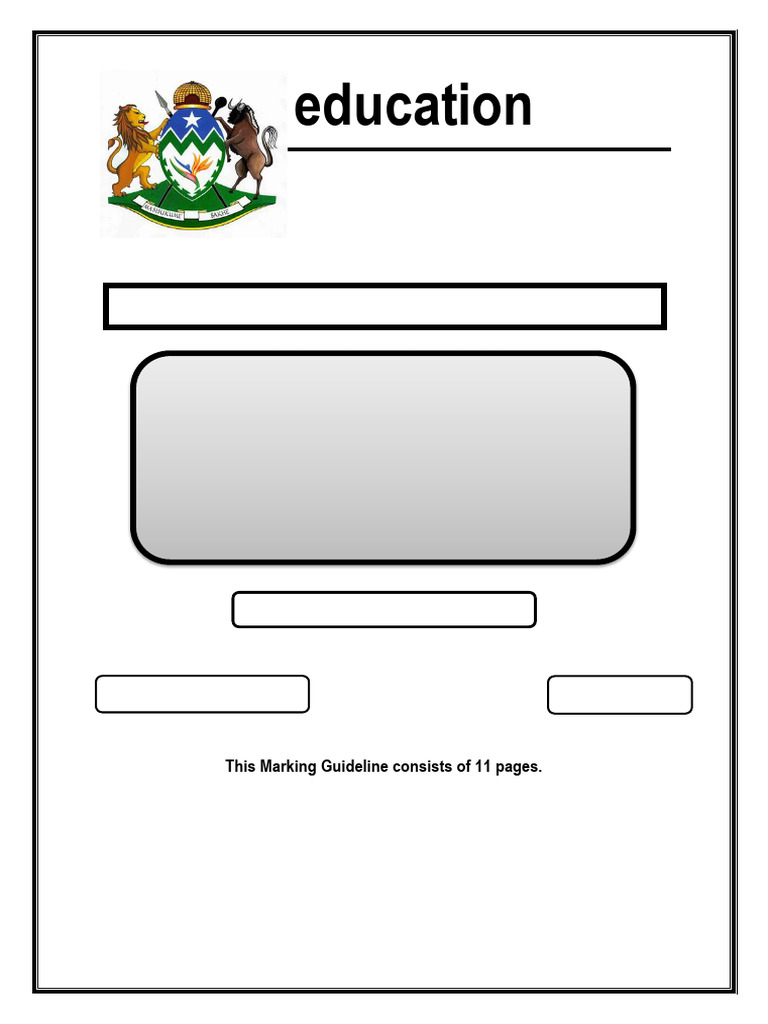 Final 2024 Ems Grade 7 Marking Guideline June | PDF | Expense | Wealth