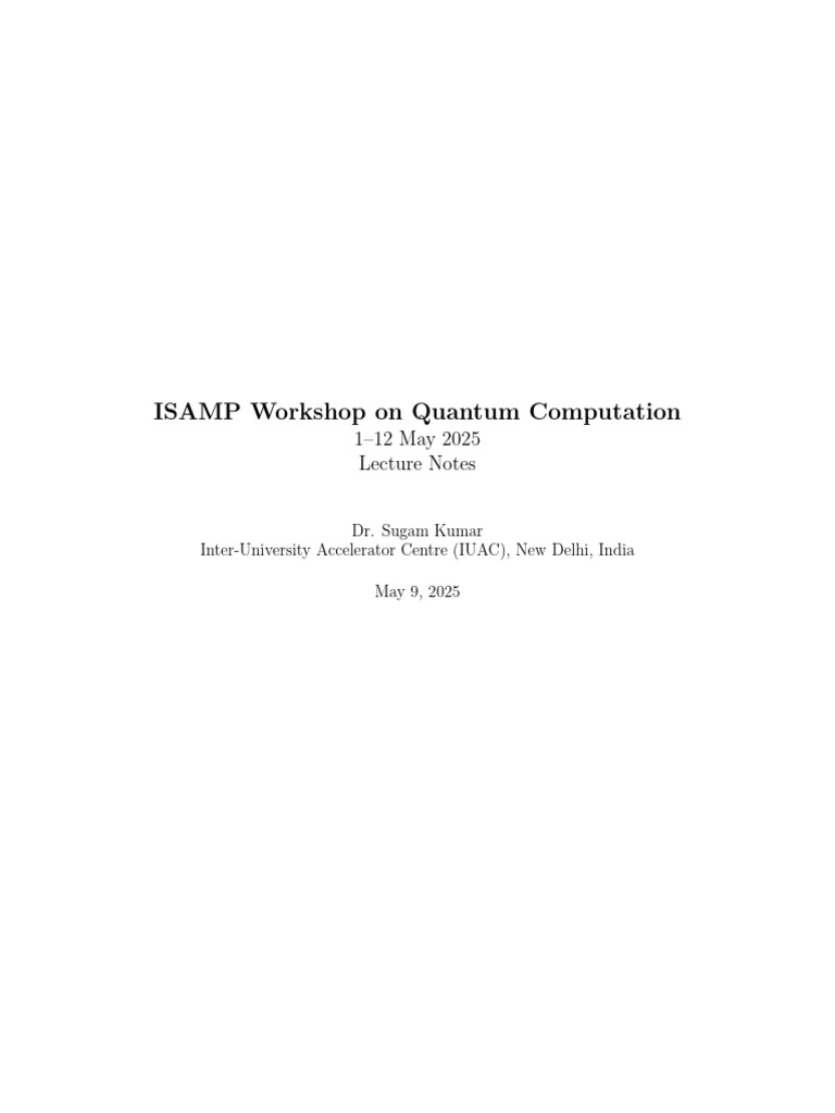 Quantum Workshop Charge-Qubit | PDF | Superconductivity | Quantum Computing