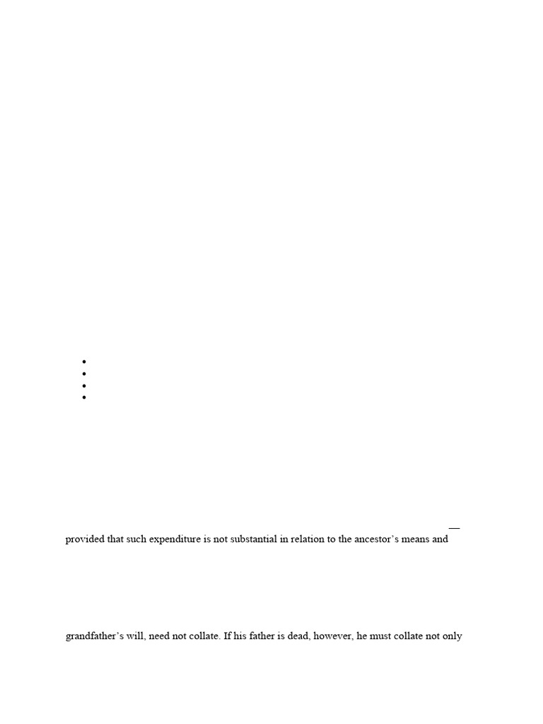 Understanding Collation and Heirs' Obligations | PDF | Will And ...