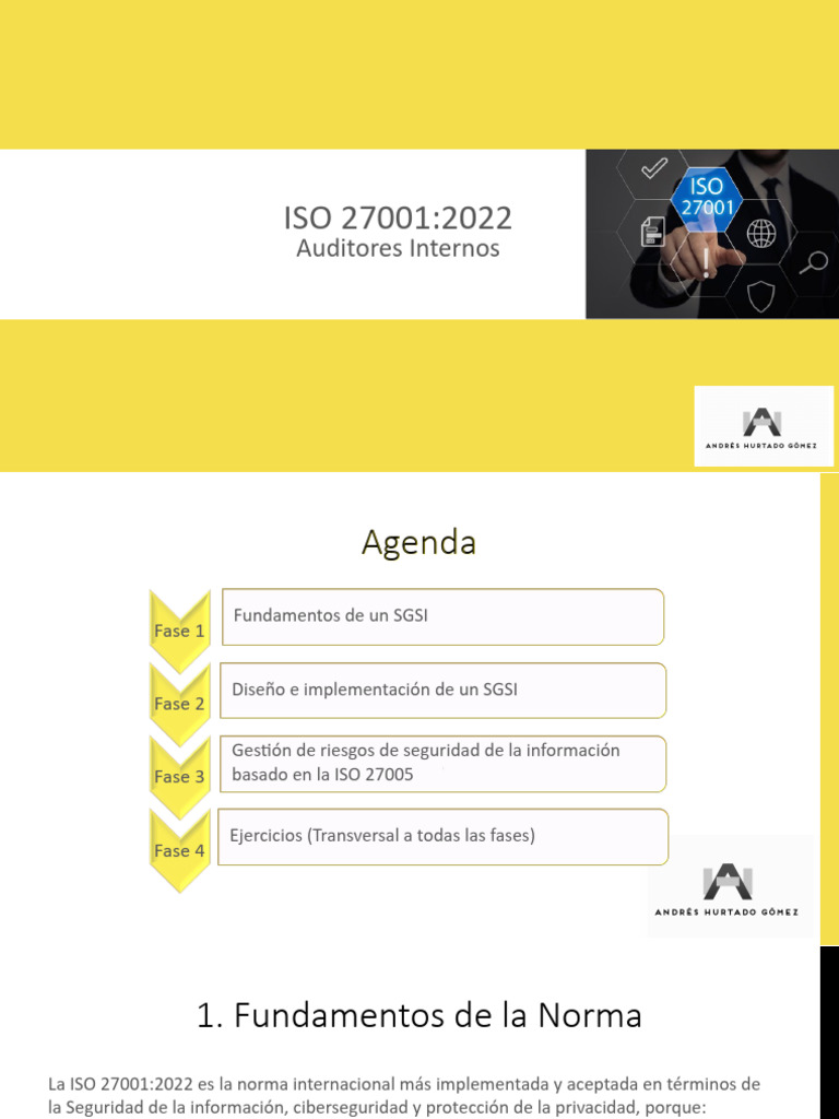 Guía de Auditoría ISO 27001:2022 SGSI | PDF | La seguridad informática ...