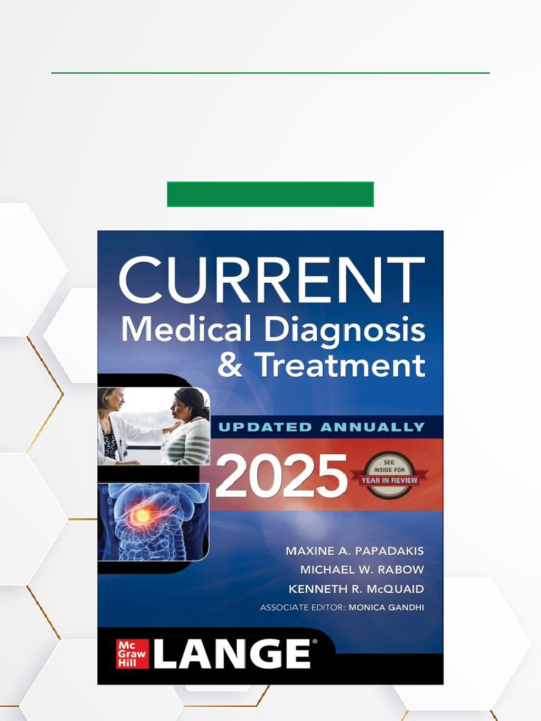 CURRENT Medical Diagnosis and Treatment 2025 64th Edition