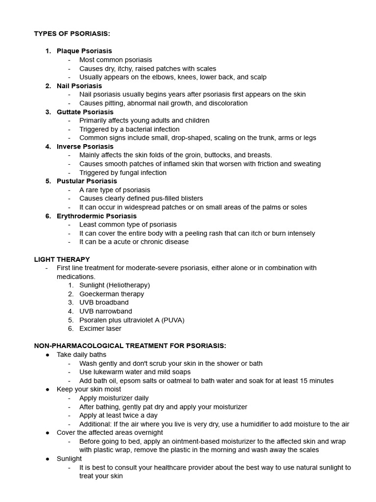 ClinPharm - Psoriasis | PDF | Psoriasis | Diseases And Disorders