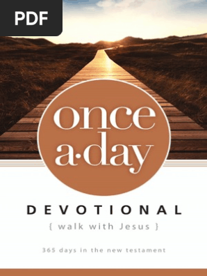 Once-A-Day Walk with Jesus Devotional: 