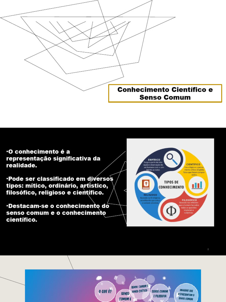 Diferenças entre Senso Comum e Ciência | PDF | Science | Conhecimento