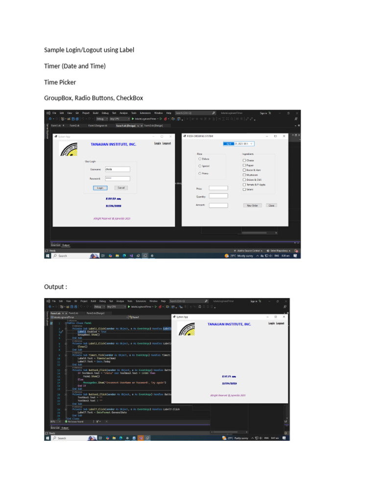 Form 2 Login Process Overview | PDF